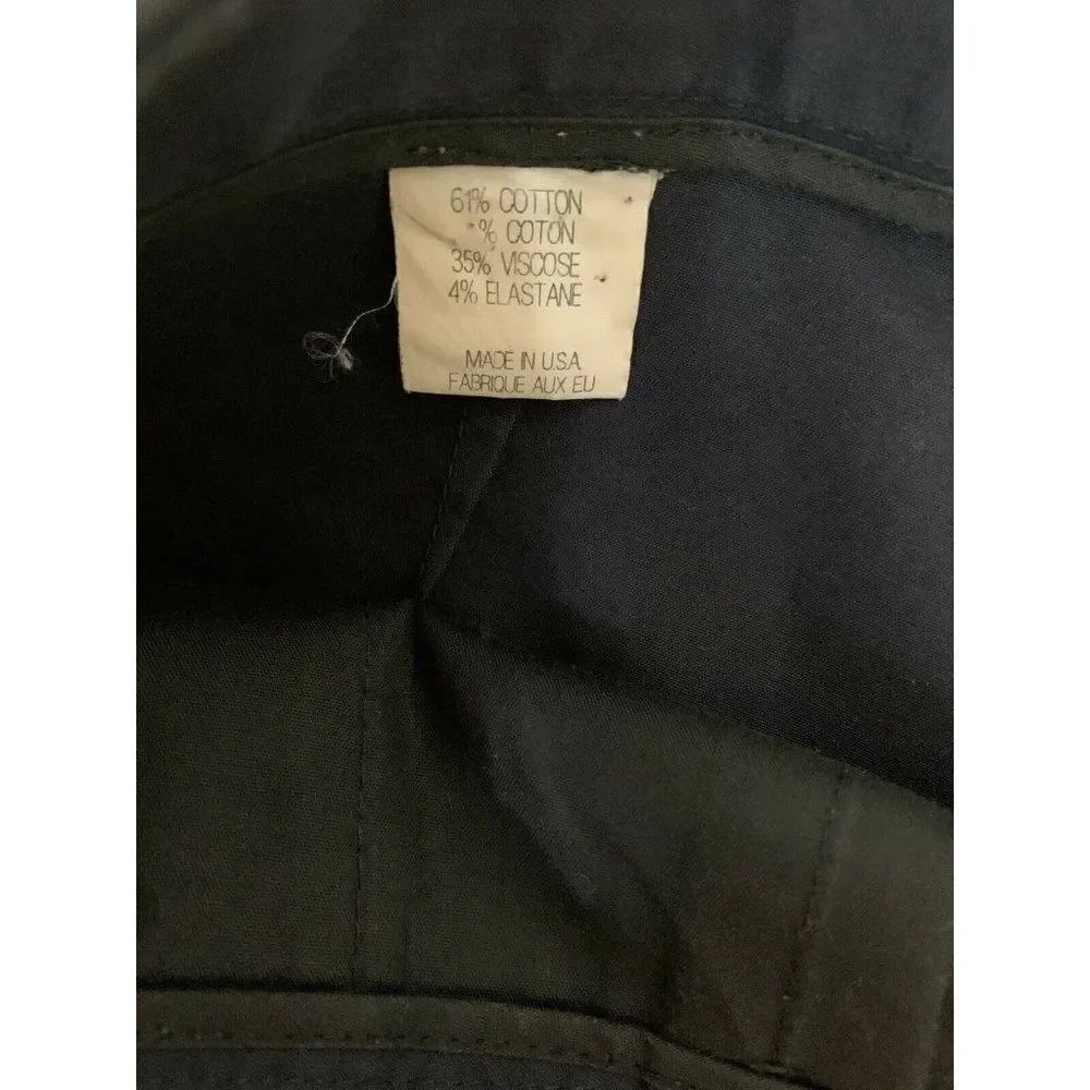 Theory Womens Solid Navy Blue Mid Rise Shorts 4 Small